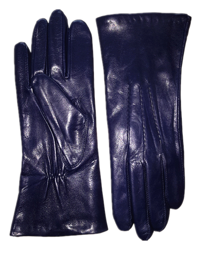 Handske Skinnhandske Fingervantar Lammnappa 3Bt Wool Points Marinblå