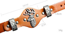 Ladda in bilden i Gallerivisaren, Armband av läder med Älg Cool Moose