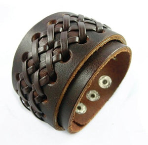 Armband av läder Cool moose Brun