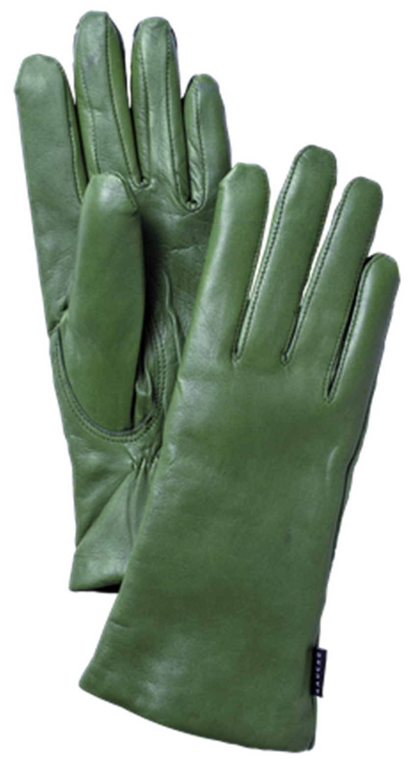 Slät handske lammnappa Grön