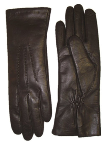 Handske Skinnhandske Fingervantar Lammnappa 3Bt Wool Points Brun