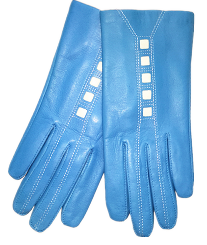 Flätad läderhandskar - Handskar Rea - Tunna Handskar - Ljusbrun –  Handskbutiken