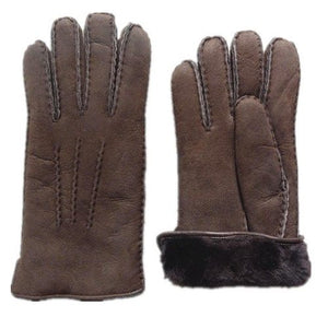 Brun Handskbutiken Handskar, mockapäls