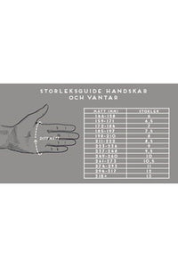 Handske Skinnhandske Fingervantar Lammnappa 3Bt Wool Points Brun